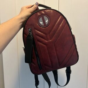 Marvel Deadpool Burgundy Backpack